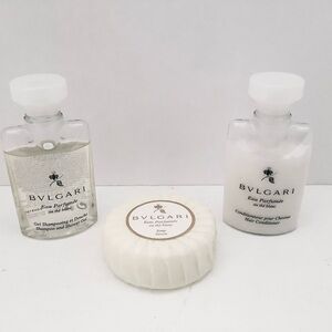 BULGARI SHAMPOO CONDITIONER AND SOAP